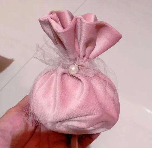 Luxury Bags For School - Luxury Velvet Gift Bags With Pearl
