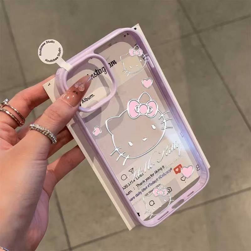 Luxury Bags From Japan - Anime Hello Kitty Luxury Clear Back