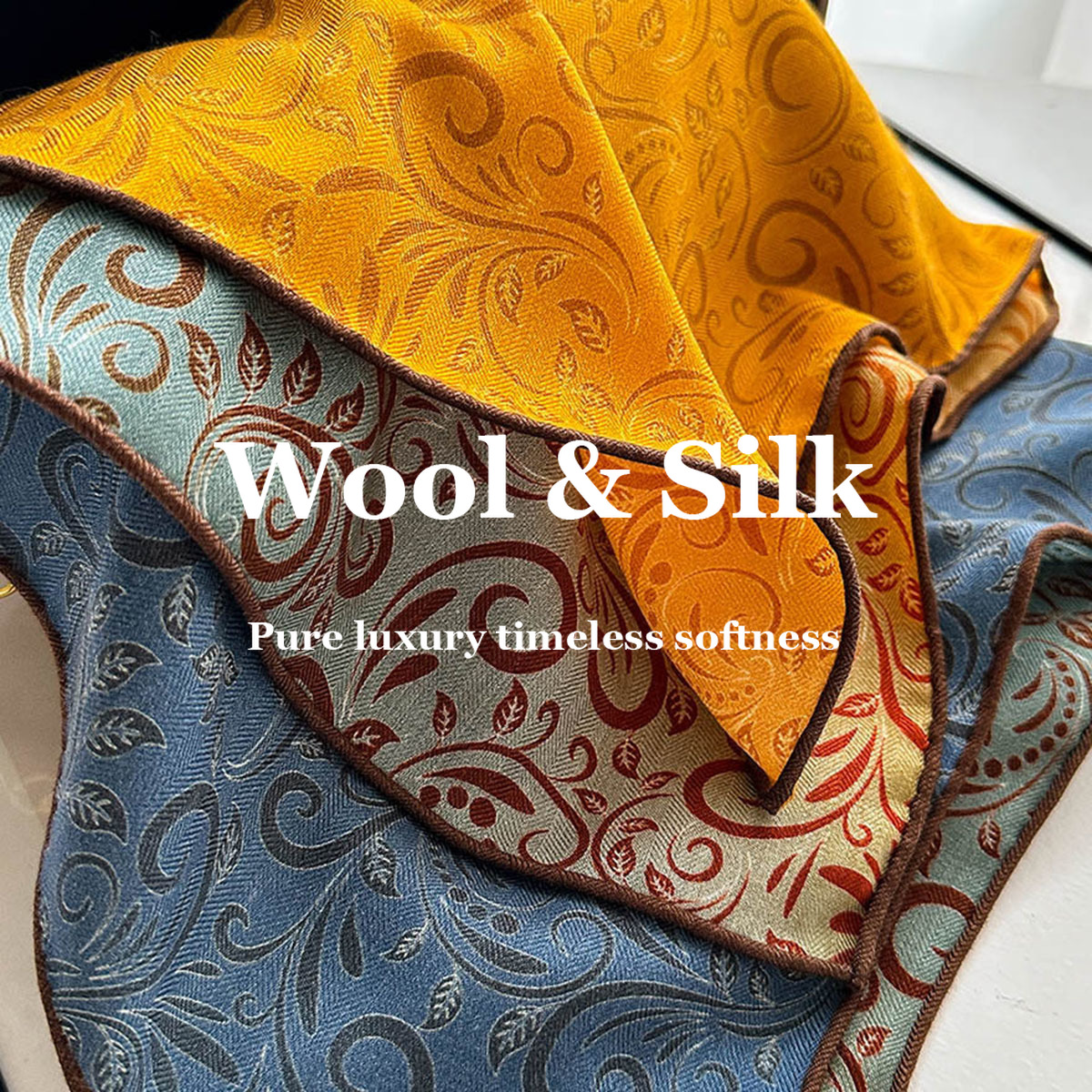 Luxury Bags Expensive - 82% Wool 18% Real Silk Scarf