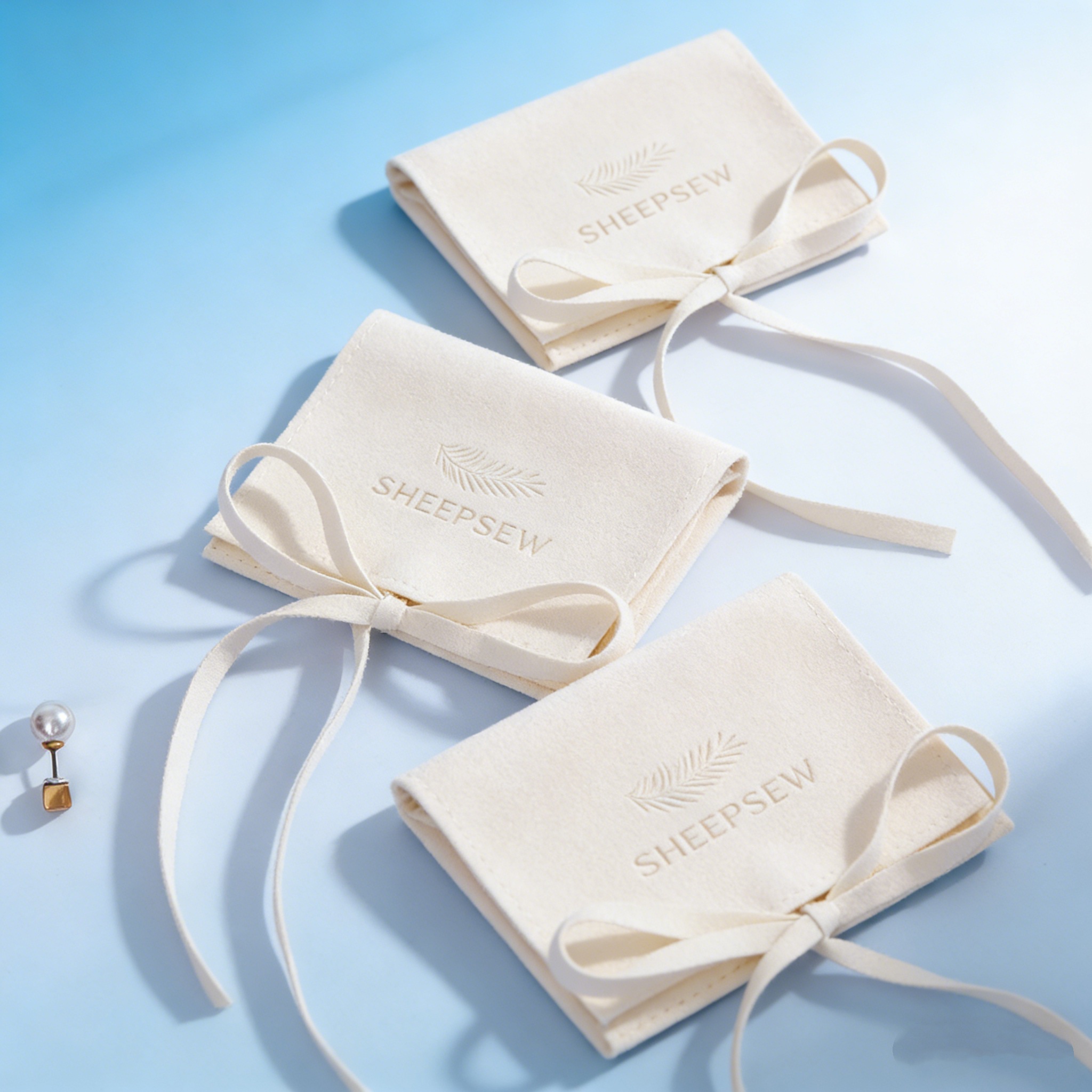 Luxury Bags For School - PandaSew Beige Envelope Style Luxury Microfiber