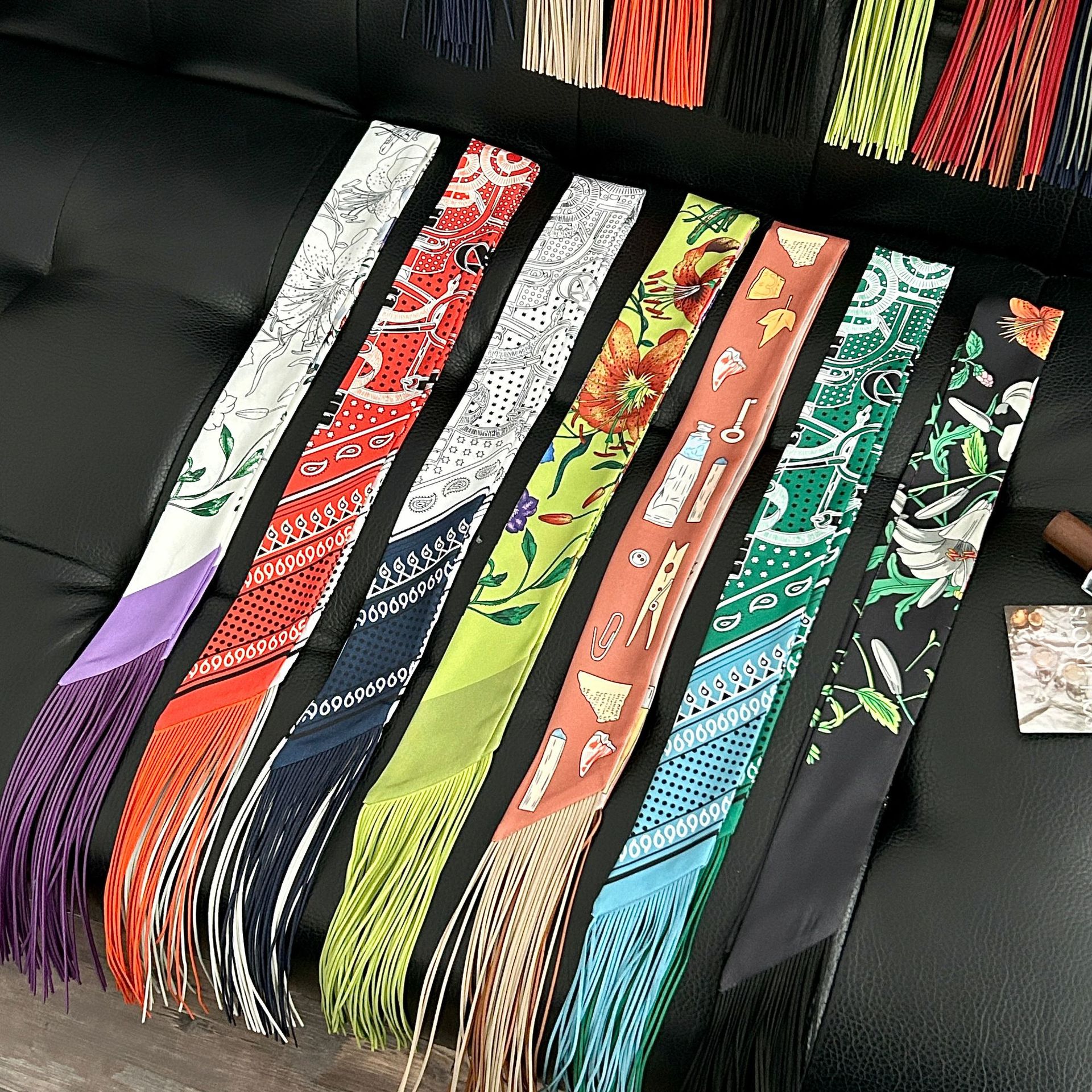 Luxury Tassel Skinny Scarf for - Luxury Bags Expensive ulasan dan harga