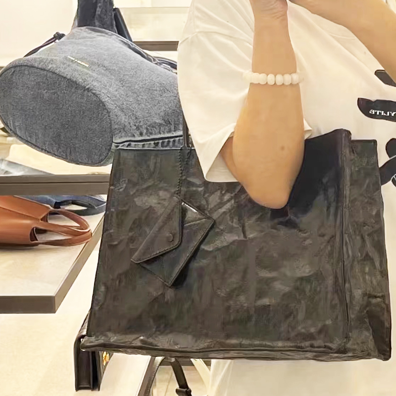 Korean Casual Kraft Paper Tote - Luxury Bags Collection ulasan dan harga