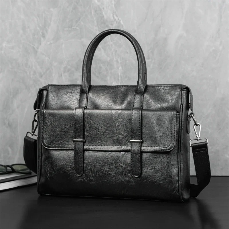 Fashion Business Hand Bag Men  - Luxury Bags Laptop ulasan dan harga