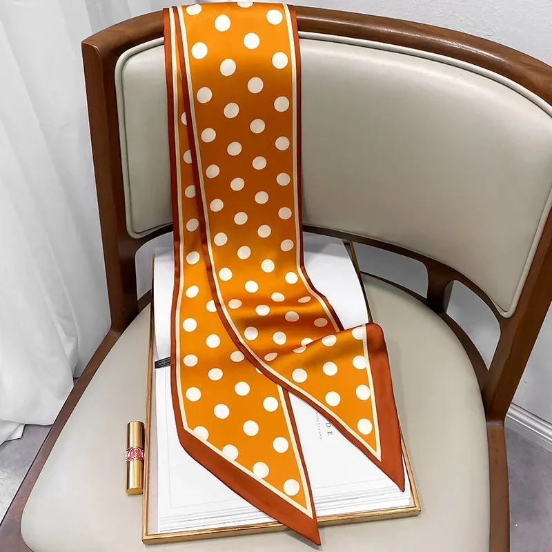 Design Print Skinny Scarf Plai - Luxury Bags Expensive ulasan dan harga