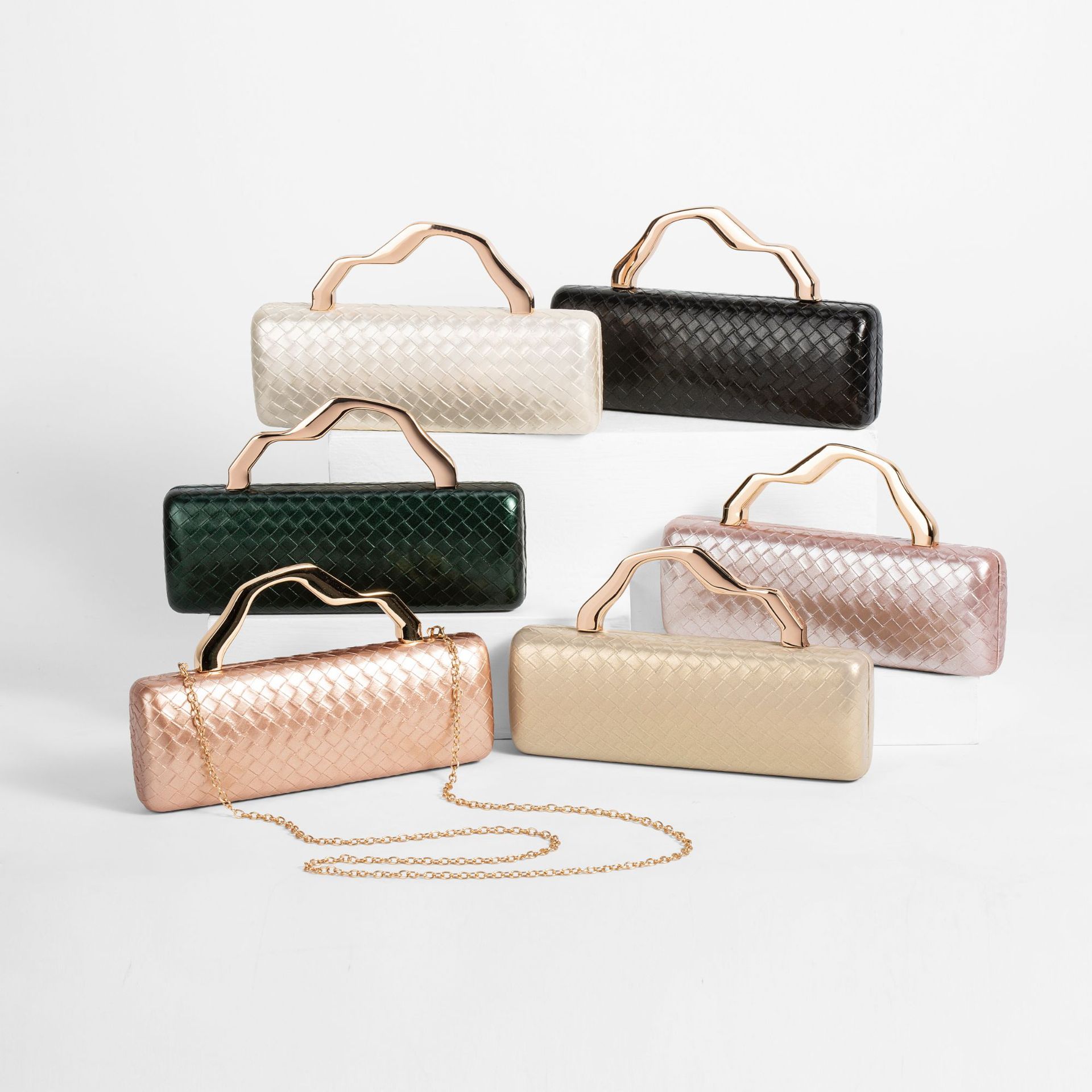 Pu Leather Crossbody Evening N - Luxury Bags Gold ulasan dan harga