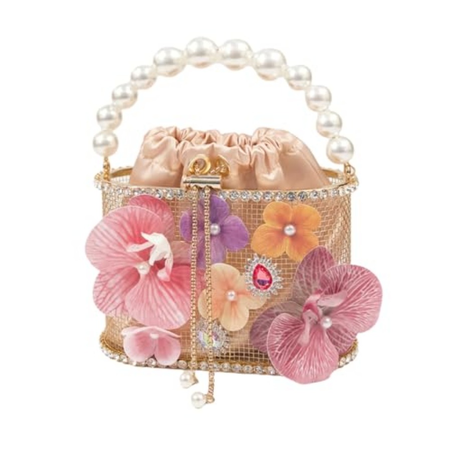 Luxury Women's Party Flower Sh - Luxury Bags Gold ulasan dan harga