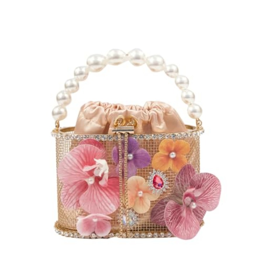 Luxury Women's Party Flower Sh - Luxury Bags Gold ulasan dan harga