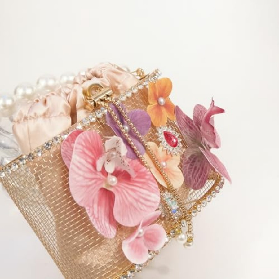 Luxury Women's Party Flower Sh - Luxury Bags Gold ulasan dan harga