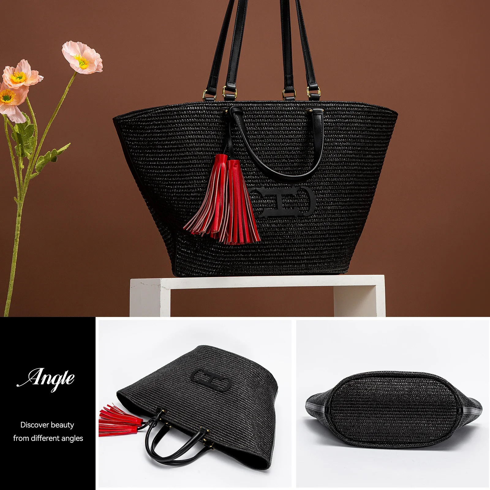CH Premium Feeling Travel Tote - Luxury Bags Collection ulasan dan harga