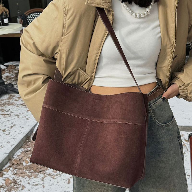 Korean Genuine Leather Tote Ba - Luxury Bags Collection ulasan dan harga