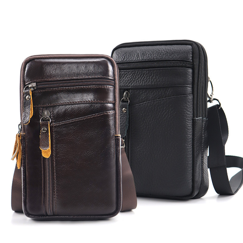 Men Luxury Genuine Leather Pho - Luxury Bags Mini ulasan dan harga