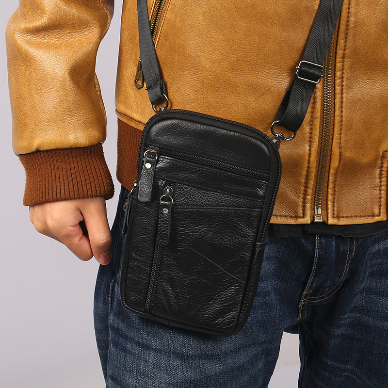 Men Luxury Genuine Leather Pho - Luxury Bags Mini ulasan dan harga