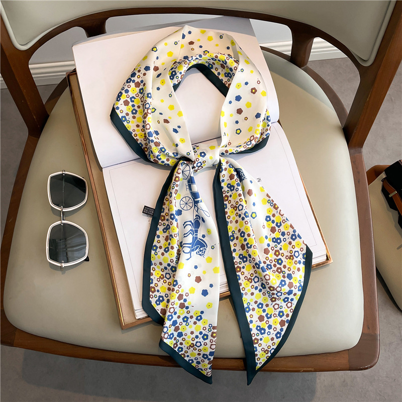 Fashion Print Long Silk Scarf  - Luxury Bags Expensive ulasan dan harga