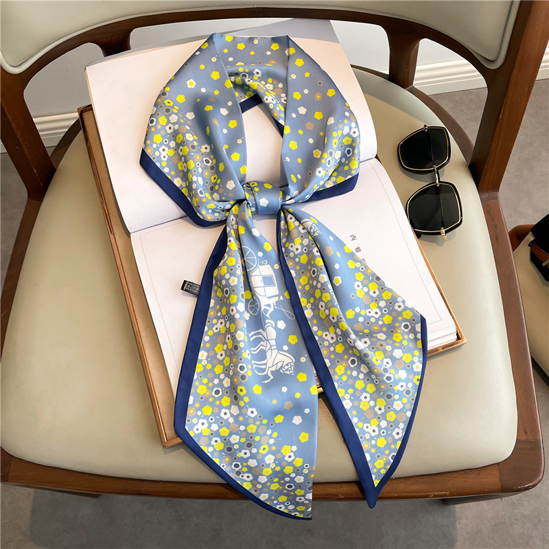 Fashion Print Long Silk Scarf  - Luxury Bags Expensive ulasan dan harga