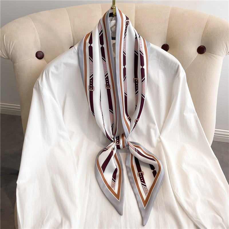 Fashion Print Long Silk Scarf  - Luxury Bags Expensive ulasan dan harga
