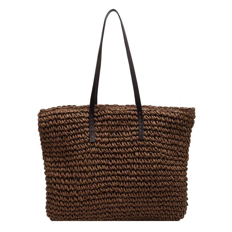 Straw Woven Tote Bags Casual L - Luxury Bags Collection ulasan dan harga