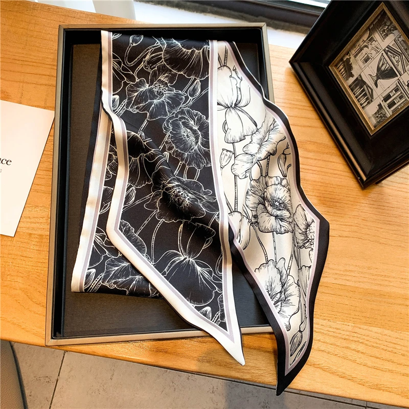 Luxury Long Silk Scarf Female  - Luxury Bags Expensive ulasan dan harga