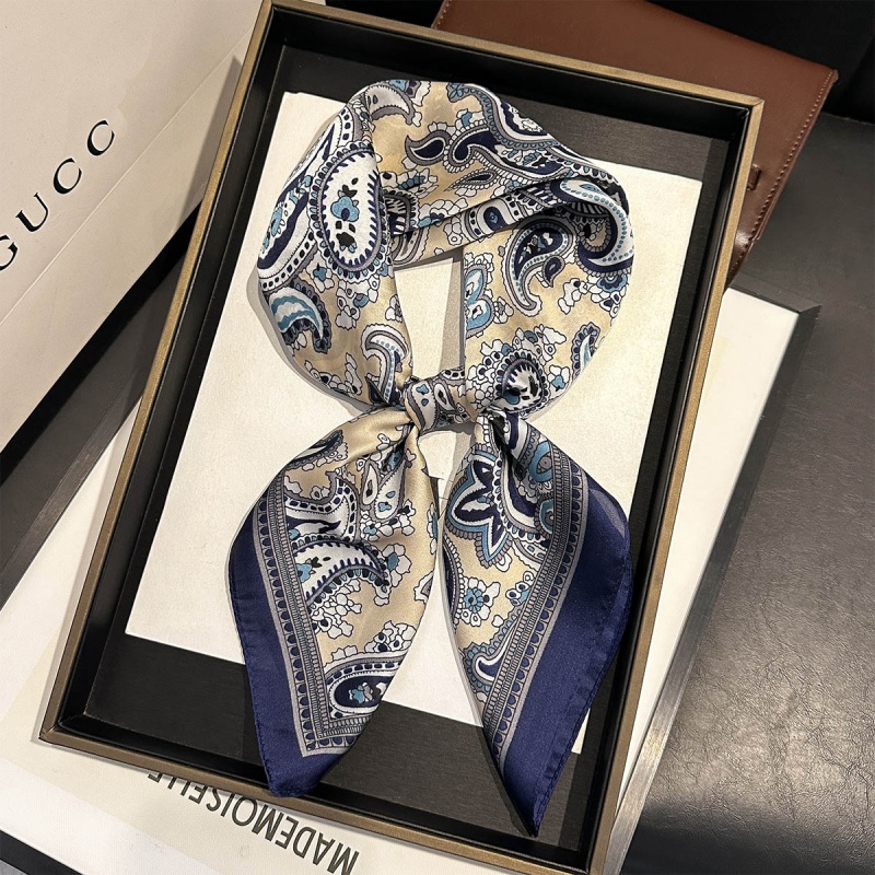 Luxury Satin Square Scarf Pais - Luxury Bags Expensive ulasan dan harga