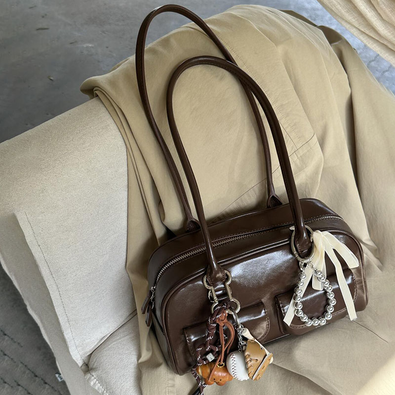 New Large Capacity Brown Bowli - Luxury Bags Ysl ulasan dan harga