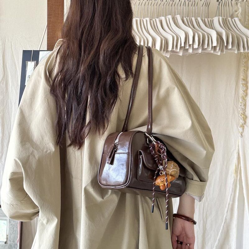New Large Capacity Brown Bowli - Luxury Bags Ysl ulasan dan harga