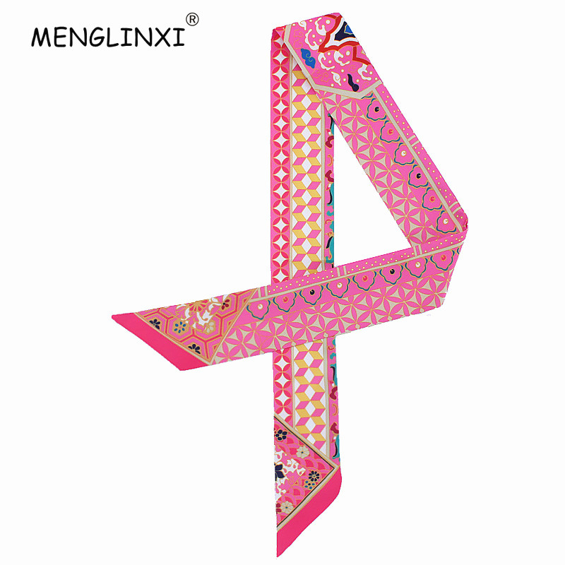 New Geometric Floral Print Sil - Luxury Bags Mini ulasan dan harga