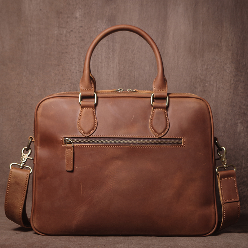 GURO Men Crazy Horse Cowhide B - Luxury Bags For School ulasan dan harga
