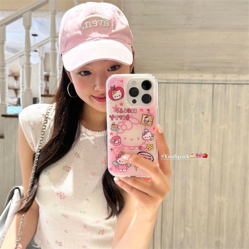 Cartoon Hello Kitty Phone Case - Luxury Bags From Japan ulasan dan harga