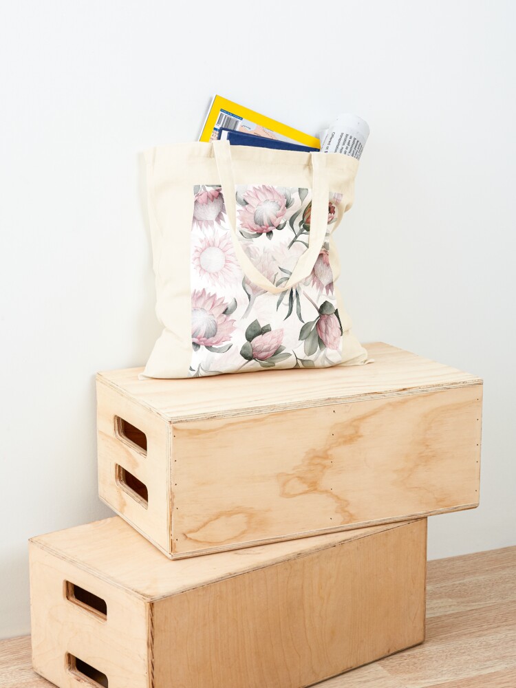 Hand Painted Protea Watercolor - Luxury Bags Hand Painted ulasan dan harga