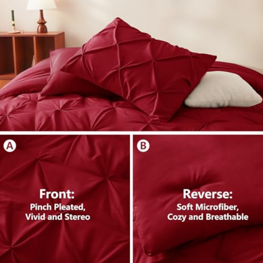 Pintuck Bed in a Bag 7 Pieces  - Luxury Bags Com ulasan dan harga