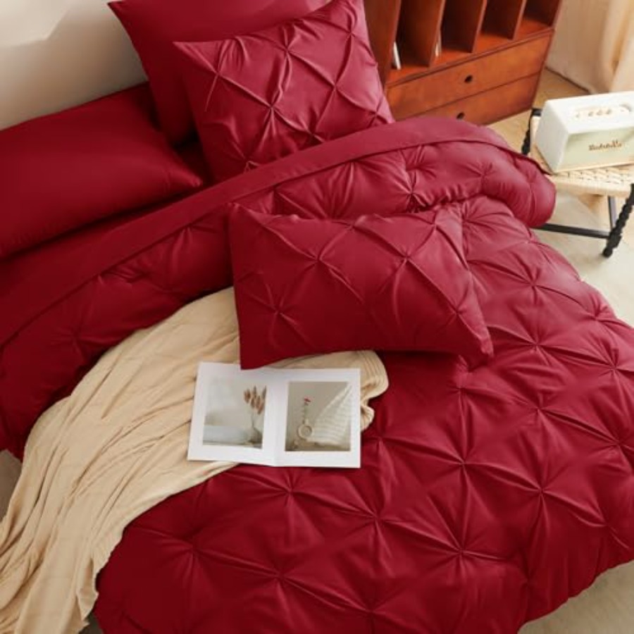 Pintuck Bed in a Bag 7 Pieces  - Luxury Bags Com ulasan dan harga