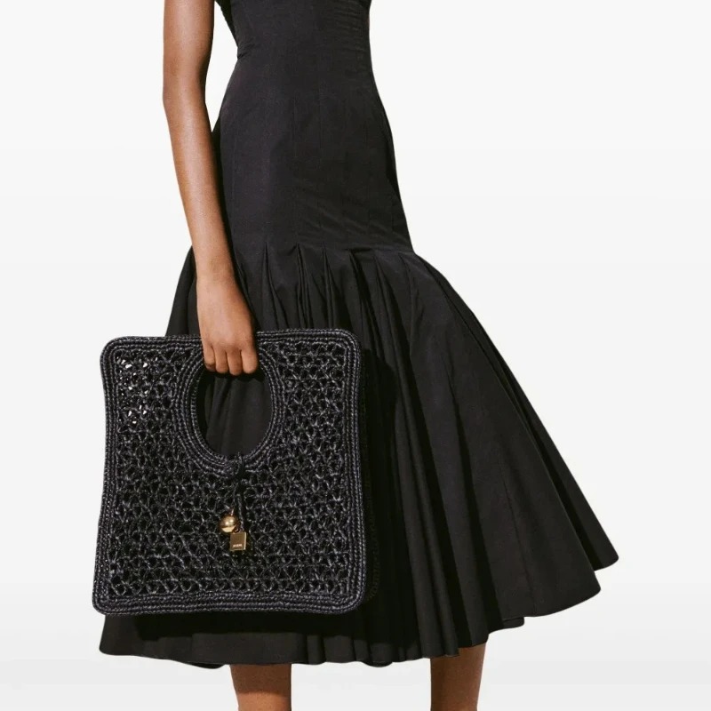 Interlocking-closure Tote Bag  - Luxury Bags Gold ulasan dan harga