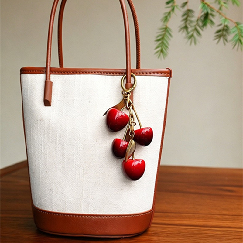 Red Cherry Pendant Decoration  - Luxury Bags Ysl ulasan dan harga