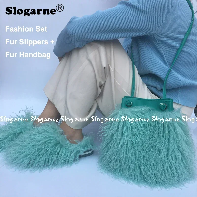Hot Sale Spring Teddy Fur Slid - Luxury Bags In Sale ulasan dan harga