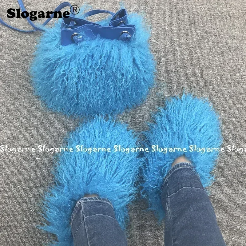 Hot Sale Spring Teddy Fur Slid - Luxury Bags In Sale ulasan dan harga