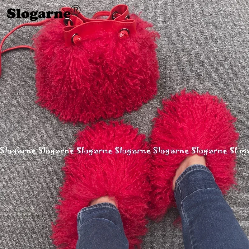 Hot Sale Spring Teddy Fur Slid - Luxury Bags In Sale ulasan dan harga