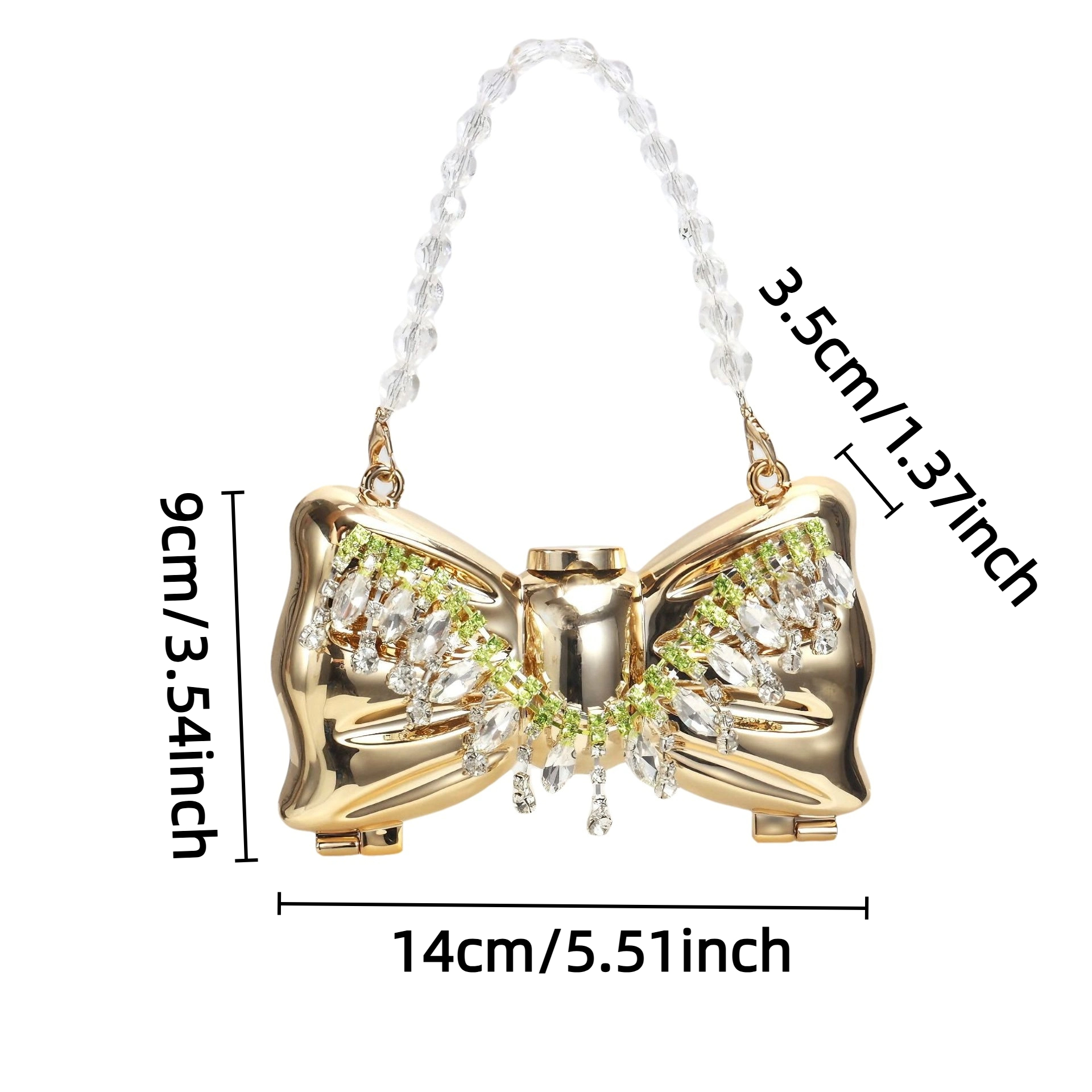 Luxury Fashion Metal Mini Hand - Luxury Bags Mini ulasan dan harga